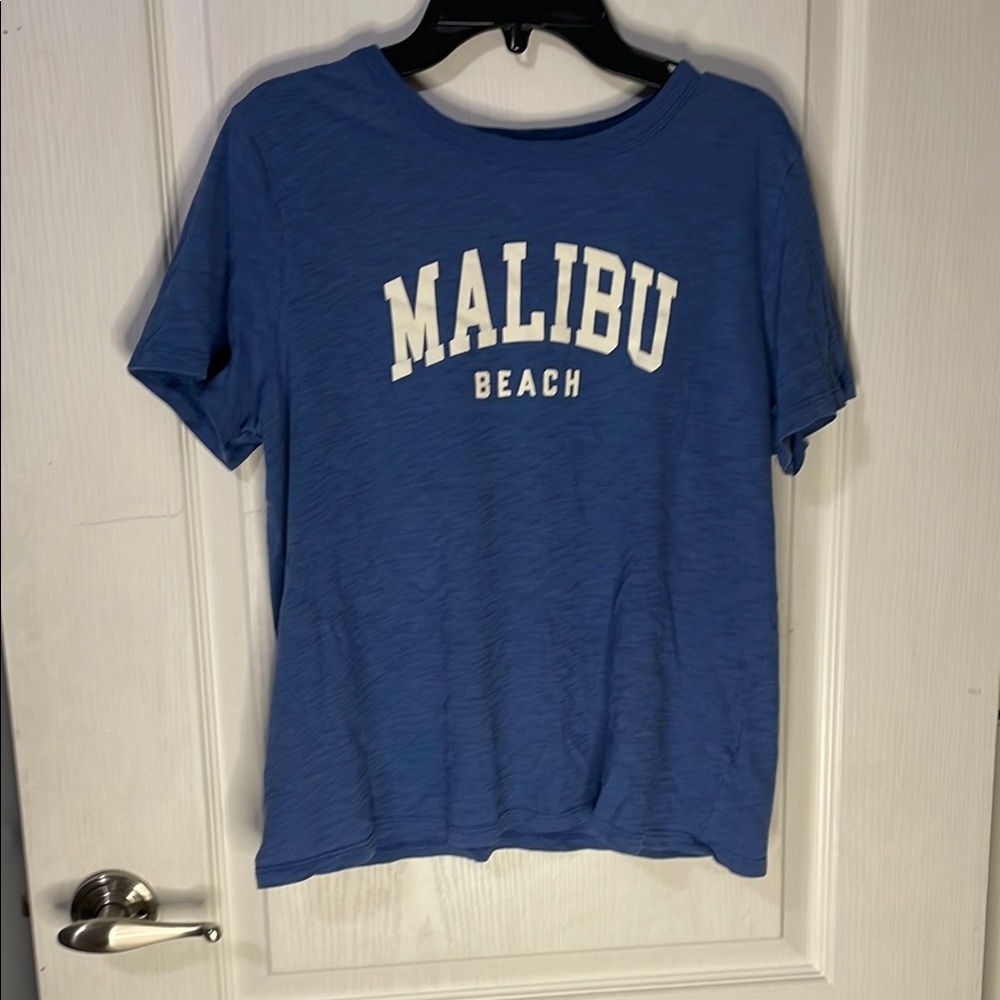 Old Navy Blue 'Malibu Beach' T-Shirt